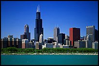 Chicago Skyline, morning. Chicago, Illinois, USA