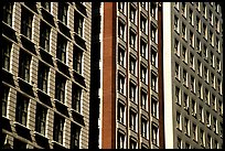 Architectural detail of facades. Chicago, Illinois, USA ( color)