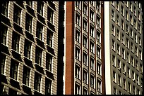 Architectural detail of facades. Chicago, Illinois, USA