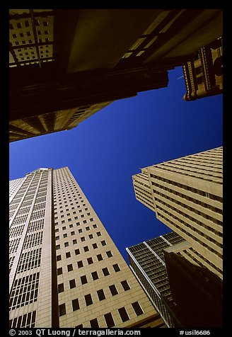 Skyscrappers. Chicago, Illinois, USA (color)