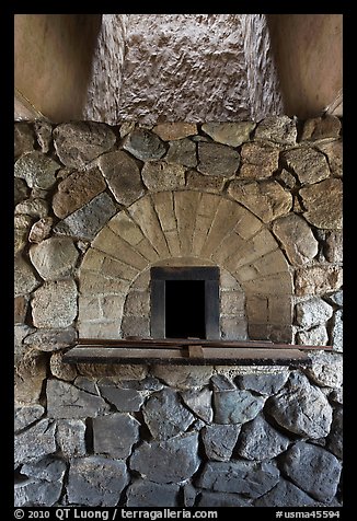 Finery forge hearth, Saugus Iron Works National Historic Site. Massachussets, USA