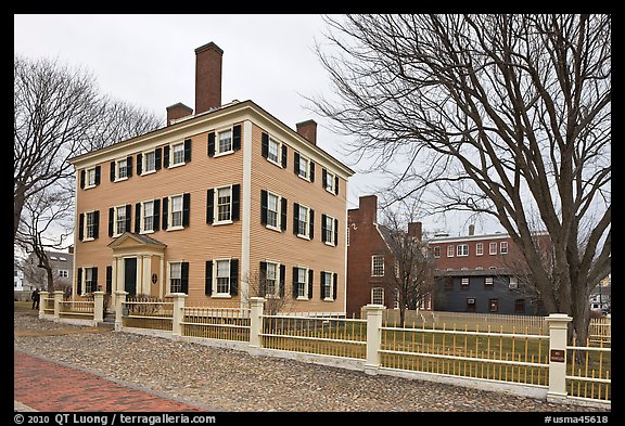 Hawkes House, Salem Maritime National Historic Site. Salem, Massachussets, USA (color)