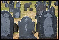 Headstones, Concord. Massachussets, USA (color)