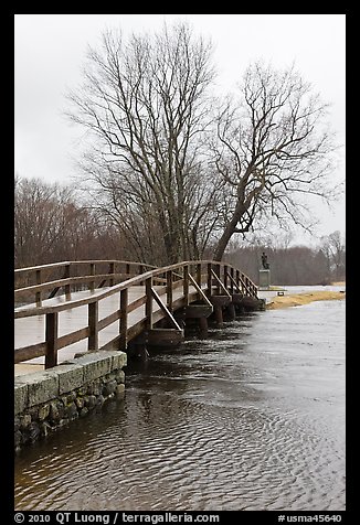 Old North Bridge, Minute Man National Historical Park. Massachussets, USA