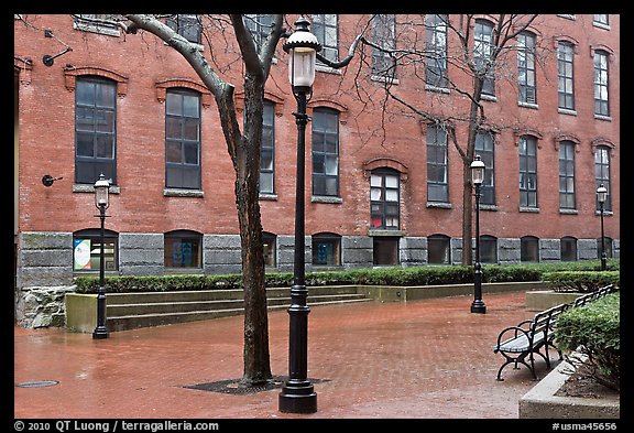 Market Mills buildings, Lowell National Historical Park. Massachussets, USA