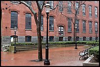 Market Mills buildings, Lowell National Historical Park. Massachussets, USA ( color)