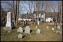 Cemetery, Sandwich. Cape Cod, Massachussets, USA ( color)