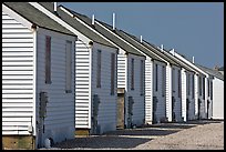 Row of cottages, Truro. Cape Cod, Massachussets, USA