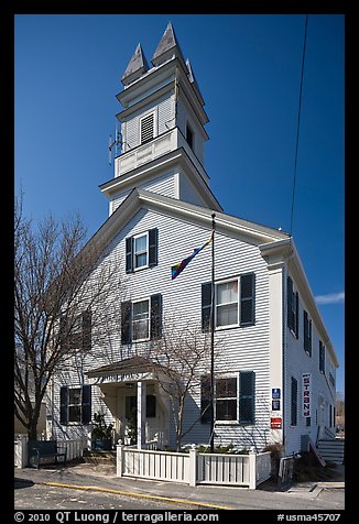 Former schoolhouse, Provincetown. Cape Cod, Massachussets, USA