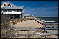 Beach houses, Provincetown. Cape Cod, Massachussets, USA