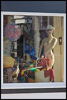 Window display and reflections, Provincetown. Cape Cod, Massachussets, USA