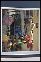 Window display and reflections, Provincetown. Cape Cod, Massachussets, USA (color)