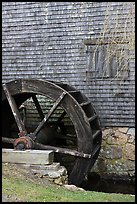 Waterwheel, Dexter Grist Mill, Sandwich. Cape Cod, Massachussets, USA ( color)