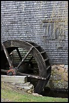 Waterwheel, Dexter Grist Mill, Sandwich. Cape Cod, Massachussets, USA