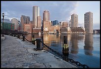 Harbor skyline. Boston, Massachussets, USA (color)