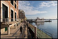 Rowes Wharf, early morning. Boston, Massachussets, USA (color)