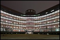 John Joseph Moakley US Courthouse by night. Boston, Massachussets, USA ( color)