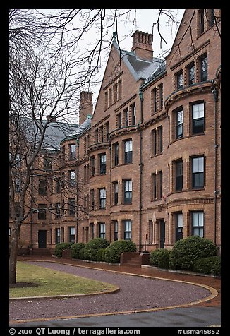Harvard University buildings, Harvard University, Cambridge. Boston, Massachussets, USA (color)