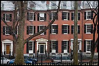 Louisburg Square, Beacon Hill. Boston, Massachussets, USA