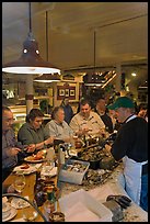 Patrons eating at Union Lobster House. Boston, Massachussets, USA ( color)