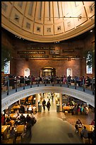 Inside historic Quincy Market. Boston, Massachussets, USA (color)