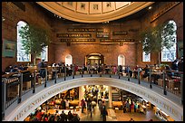 Quincy Market dome,  Faneuil Hall Marketplace. Boston, Massachussets, USA