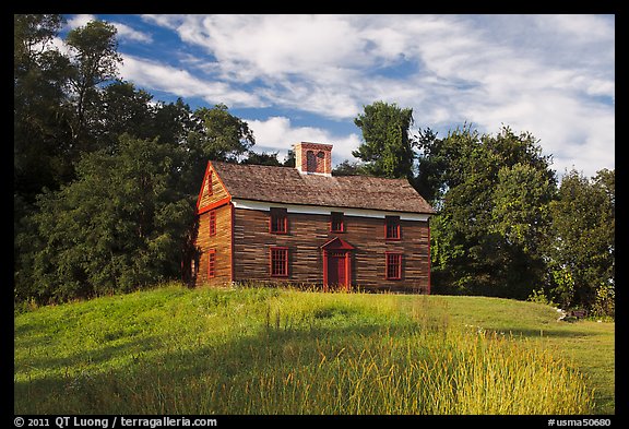 Captain William Smith house, Minute Man National Historical Park. Massachussets, USA (color)