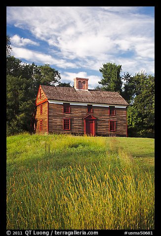 Historic house, Minute Man National Historical Park. Massachussets, USA