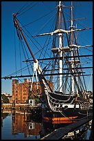 USS Constitution, Boston Historical Park. Boston, Massachussets, USA (color)