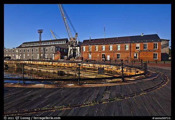 Charleston Navy Yard. Boston, Massachussets, USA (color)