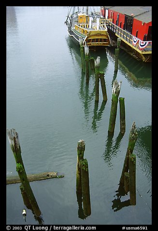 Site of the Tea Party. Boston, Massachussets, USA (color)