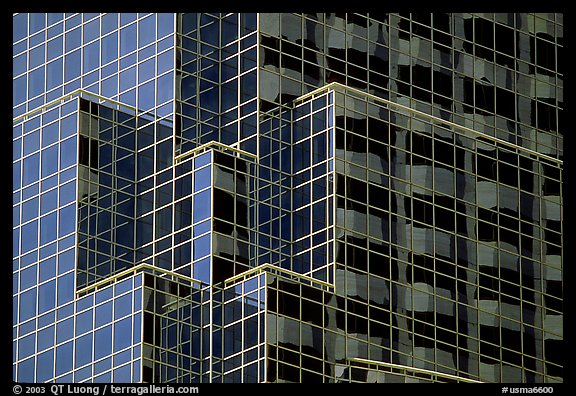 Detail of modern building. Boston, Massachussets, USA (color)