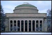 Main entrance of the Massachussetts Institute of Technology. Boston, Massachussets, USA (color)