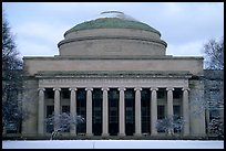 Main entrance of the Massachussetts Institute of Technology. Boston, Massachussets, USA