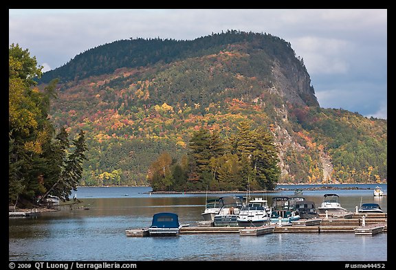 Mount Kineo seen across Moosehead Lake, Rockwood. Maine, USA