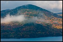 Big Moose Mountain and cloud. Maine, USA