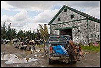 Game checking station, Kokadjo. Maine, USA