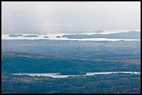 Distant lakes and forests. Baxter State Park, Maine, USA