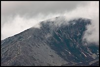 Ridge and cloud, Mount Katahdin. Baxter State Park, Maine, USA