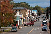 Main street, Millinocket. Maine, USA ( color)