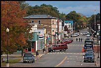 Main street, Millinocket. Maine, USA