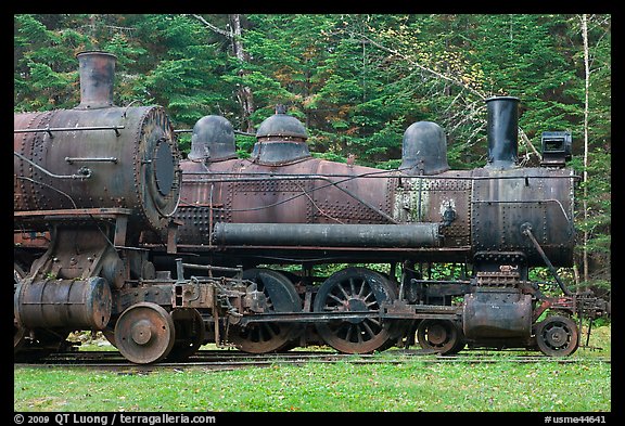 Lacroix steamers. Allagash Wilderness Waterway, Maine, USA