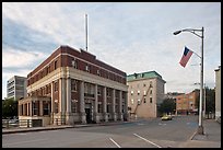 West market square historic district. Bangor, Maine, USA ( color)