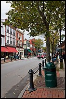 Main street. Bar Harbor, Maine, USA