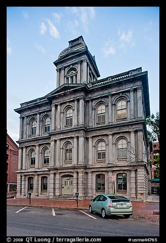 Historic custom house. Portland, Maine, USA (color)