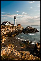 Portland Headlight, Cape Elizabeth. Portland, Maine, USA