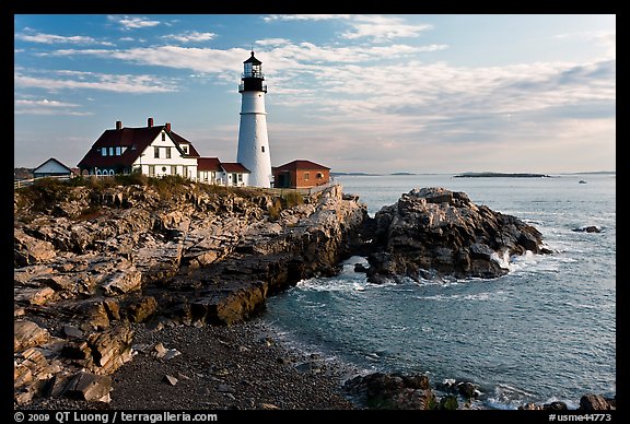 Portland Head Light Station. Portland, Maine, USA (color)