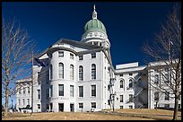Maine Capitol. Augusta, Maine, USA ( color)