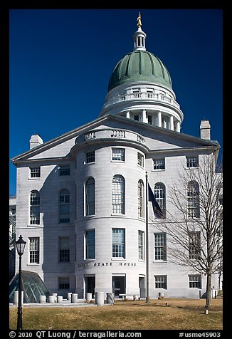 Maine State House. Augusta, Maine, USA (color)