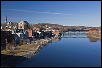 Kennebec River. Augusta, Maine, USA